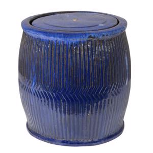 Glazed Ceramic Dunun Fountain - Blue